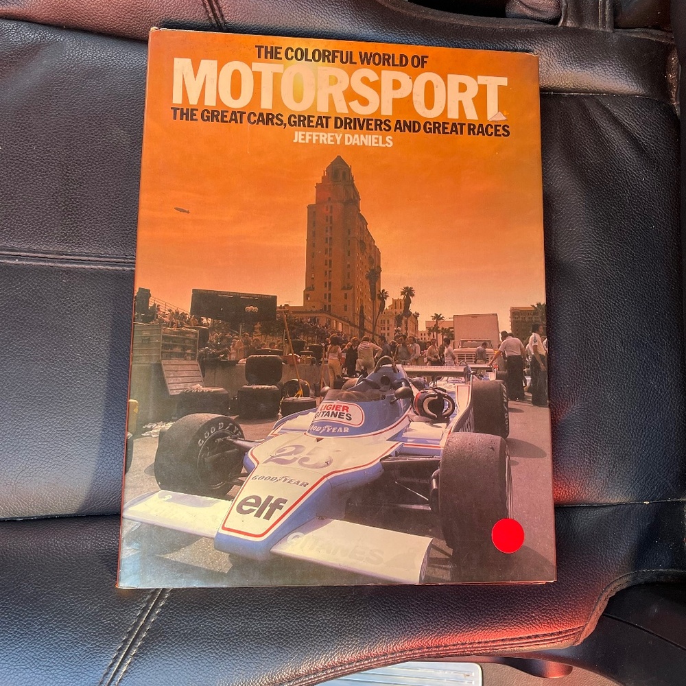 The Colorful World of Motorsport — Orange Cover Book